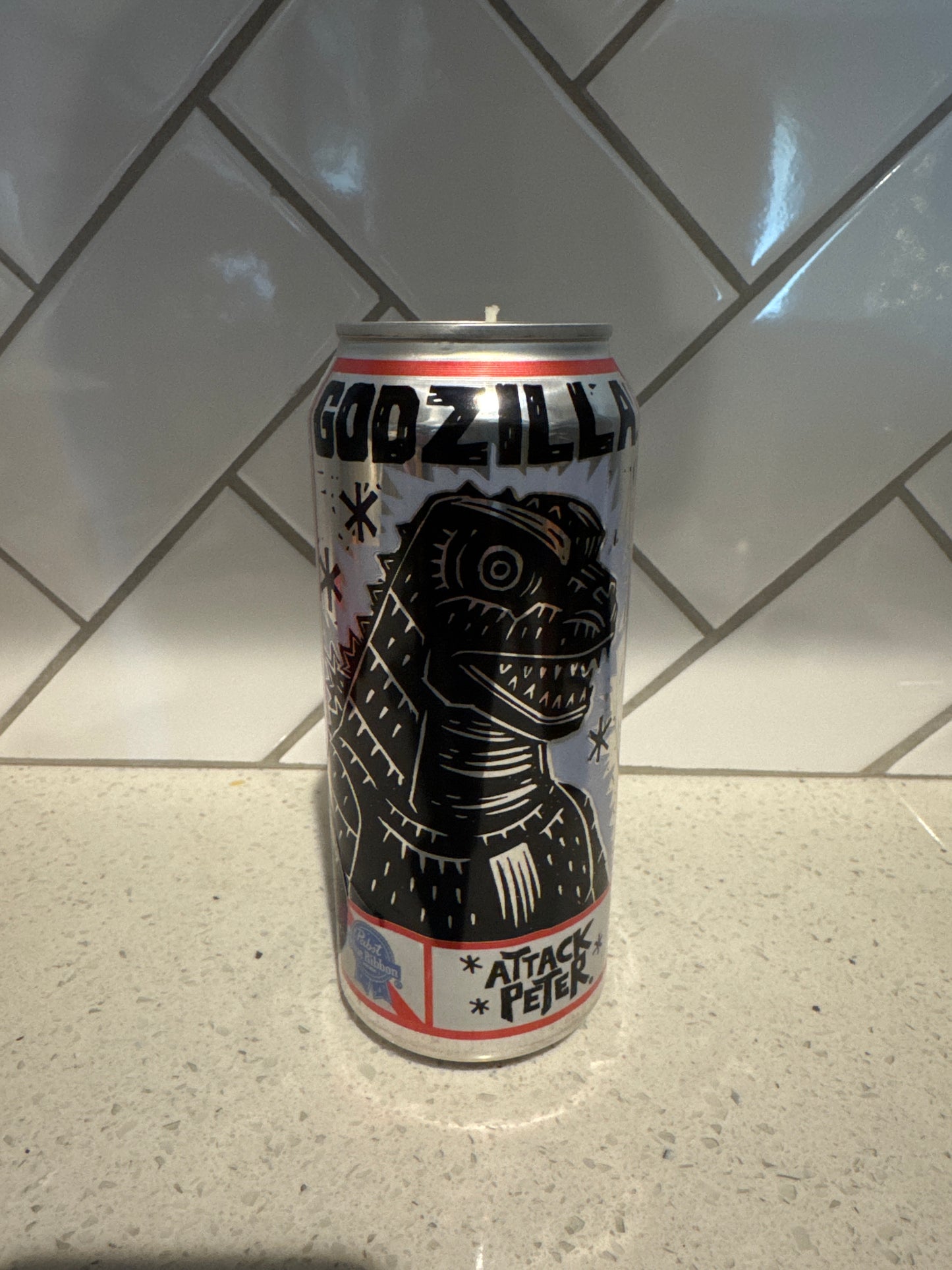 Pabst Blue Ribbon: Attack Peter Godzilla￼